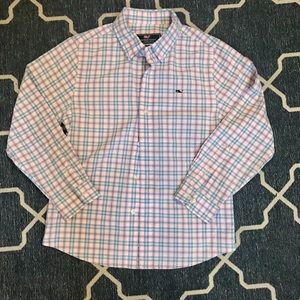 Boys size 7 Vineyard Vines dress shirt button down